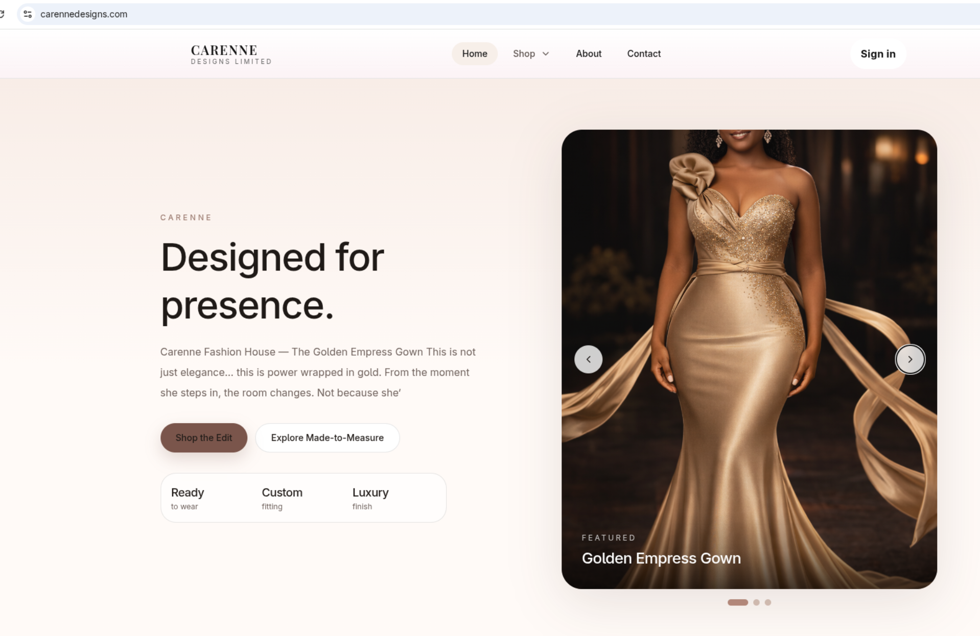 Carenne Fashion House